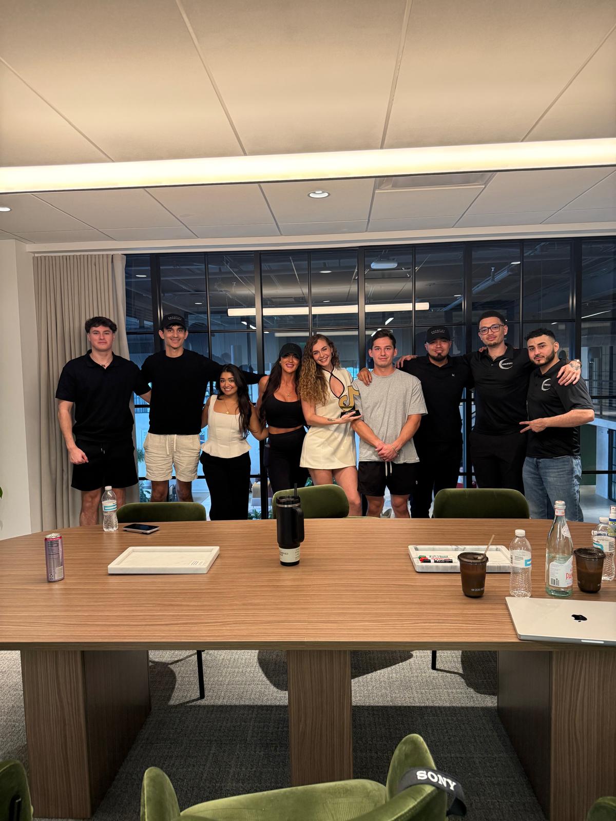 Team at TikTok HQ